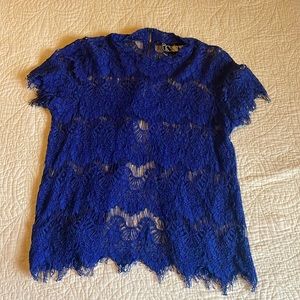 Sexy Blue lace top